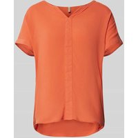 Soyaconcept Bluse mit Tunikakragen Modell 'Radia' in Orange, Größe L von Soyaconcept