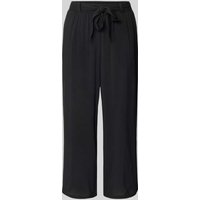 Soyaconcept Culotte aus Viskose mit Bindegürtel in Black, Größe S von Soyaconcept