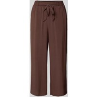 Soyaconcept Culotte aus Viskose mit Bindegürtel in Dunkelbraun, Größe XS von Soyaconcept