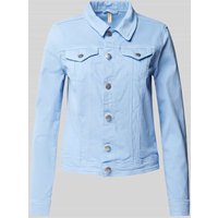 Soyaconcept Jeansjacke mit Brustpattentaschen Modell 'Erna' in Hellblau, Größe S Soyaconcept Jeansjacke mit Brustpattentaschen Modell 'Erna' in Hellblau, Größe S von Soyaconcept
