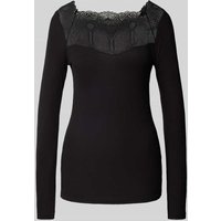 Soyaconcept Longsleeve mit Karree-Ausschnitt Modell 'Ryan' in Black, Größe S von Soyaconcept