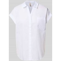Soyaconcept Regular Fit Blusenshirt mit Kappärmel Modell 'DORA' in Weiss, Größe M von Soyaconcept