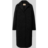Soyaconcept Regular Fit Mantel aus Teddyfell Modell 'Mukite' in Black, Größe L von Soyaconcept