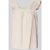 Soyaconcept Relaxed Fit Blusentop aus reiner Baumwolle Modell "Rosette" in Beige, Größe XL von Soyaconcept