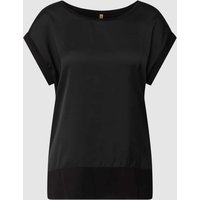 Soyaconcept Shirt mit Kontrastvorderseite in Black, Größe L von Soyaconcept