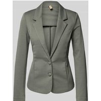 Soyaconcept Slim Fit Blazer mit Knopfverschluss Modell 'Daniela' in Schilf, Größe M von Soyaconcept