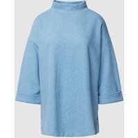 Soyaconcept Sweatshirt mit Stehkragen Modell 'Ally' in Hellblau Melange, Größe S von Soyaconcept