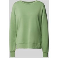 Soyaconcept Sweatshirt mit überschnittenen Schultern Modell 'BANU' in Gruen, Größe L von Soyaconcept