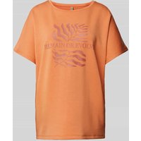 Soyaconcept T-Shirt mit Motiv-Print Modell 'Banu' in Rostrot, Größe M von Soyaconcept