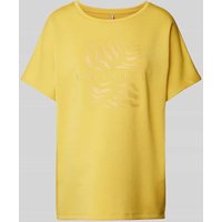 Soyaconcept T-Shirt mit Motiv-Print Modell 'Banu' in Senf, Größe M von Soyaconcept