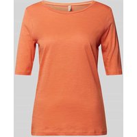 Soyaconcept T-Shirt mit Rundhalsausschnitt Modell 'Babette' in Orange, Größe S von Soyaconcept