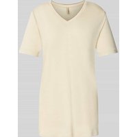 Soyaconcept T-Shirt aus Leinen-Viskose-Mix Modell 'EMEL' in Beige, Größe XL Soyaconcept T-Shirt aus Leinen-Viskose-Mix Modell 'EMEL' in Beige, Größe XL von Soyaconcept