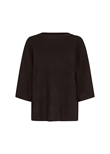 Soyaconcept Women's SC-Nessie 40 Damen Strick Pullover Sweater, 98910 Coffee Bean Melange, Medium von SOYACONCEPT