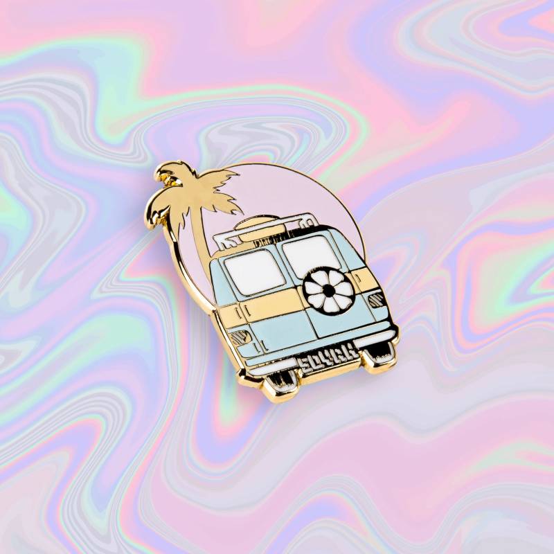 Glücklicher Camper Anstecknadel - Hippie-Bus Vw Bus Van Retro Harten Zahnschmelz Pastell Pin Glücklicher Camper Anstecknadel - Hippie-Bus Vw Bus Van Retro Harten Zahnschmelz Pastell Pin von SoyahPress