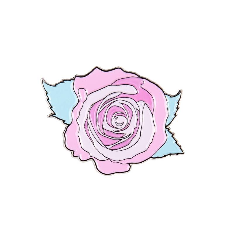 Paradise Rose Emaille Anstecknadel - Blume Pin Weicher Schmelz Pastell Paradise Rose Emaille Anstecknadel - Blume Pin Weicher Schmelz Pastell von SoyahPress