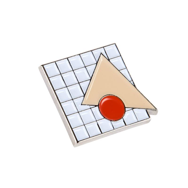 Pizza Anomaly Anpel Pin - Weiche Emaille Grid Anstecknadel Scheibe 90Er Jahre Inspirer von SoyahPress