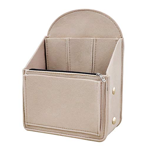 Soyizom Filz Rucksack Organizer Einsatz für Rucksack Organizer Universaltasche in Tasche Herren oder Damen Handtasche Umhängetaschen Organizer(Beige, Groß) von Soyizom