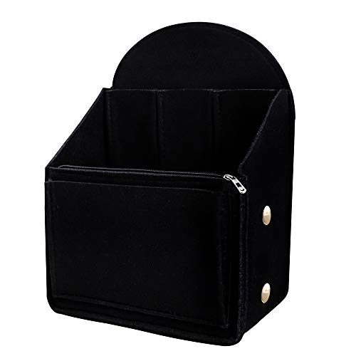 Soyizom Filz Rucksack Organizer Einsatz für Rucksack Organizer Universaltasche in Tasche Herren oder Damen Handtasche Umhängetaschen Organizer(Schwarz, Klein) von Soyizom