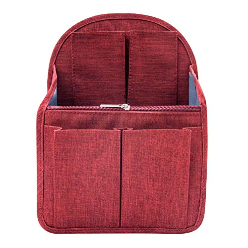 Soyizom Nylon Rucksack Organizer Einsatz für Universaltasche in Tasche - Männer Frauen Umhängetaschen Handtasche Organizer, Rot von Soyizom