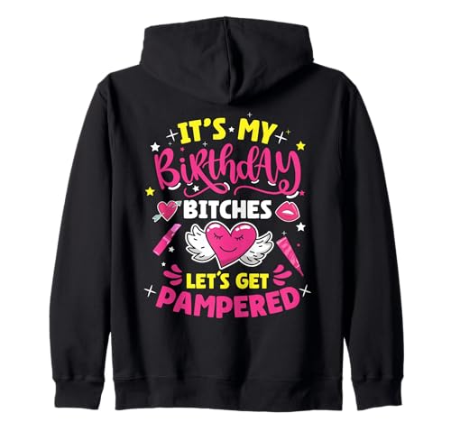 Pampered Spa Birthday Girl Let's Get Spa Birthday Girl Kapuzenjacke von Spa Birthdy Party Clothing For Spa Squad & Spa Day