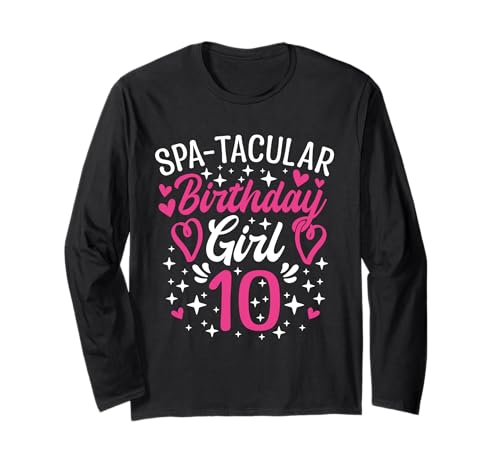 Spa Geburtstag Party Dekorationen It´s My Spa Birthday Girl Langarmshirt von Spa Birthdy Party Clothing For Spa Squad & Spa Day