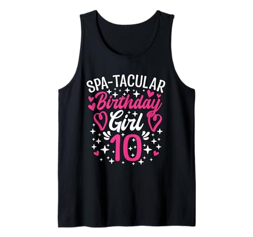 Spa Geburtstag Party Dekorationen It´s My Spa Birthday Girl Tank Top von Spa Birthdy Party Clothing For Spa Squad & Spa Day
