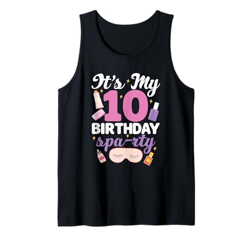 Spa Geburtstagsgeschenke Spa Mitarbeiter Spa-rty Spa Geburtstag Mädchen Tank Top von Spa Day Graphic For Pampered Spa Birthday Girl