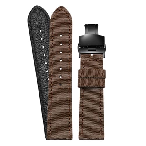 SpaRcz Armband Nylon Canvas Universalarmband Herren Damen 18-24mm, Farbe 11, 22mm von SpaRcz