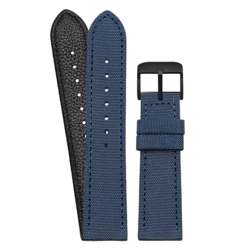 SpaRcz Armband Nylon Canvas Universalarmband Herren Damen 18-24mm, Farbe 7, 22mm von SpaRcz