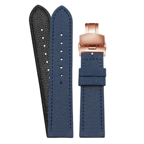 SpaRcz Armband Nylon Canvas Universalarmband Herren Damen 18-24mm, Farbe 8, 19mm von SpaRcz