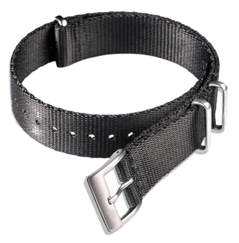 SpaRcz Armband Nylon-Uhrenarmband ersetzt Sicherheitsgurt, Militär-Armbänder für Männer oder Frauen, 18-24mm, Farbe 1, 20mm von SpaRcz