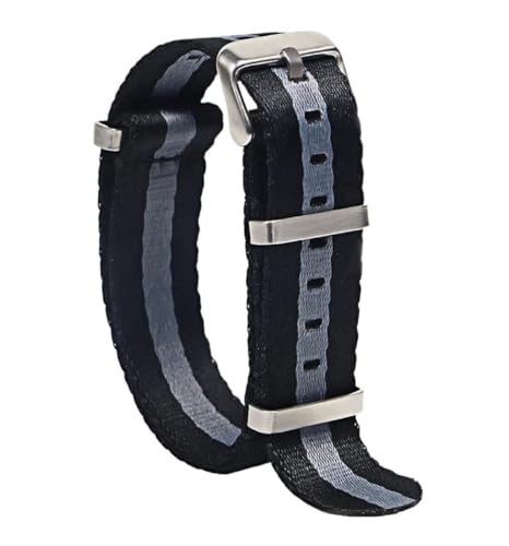 SpaRcz Armband Nylonband Generisches Ersatzarmband für Herren und Damen, Uhrenzubehör, 20-22mm, Farbe 16, 22mm von SpaRcz