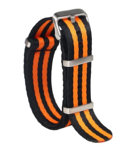 SpaRcz Armband Nylonband Generisches Ersatzarmband für Herren und Damen, Uhrenzubehör, 20-22mm, Farbe 17, 22mm von SpaRcz