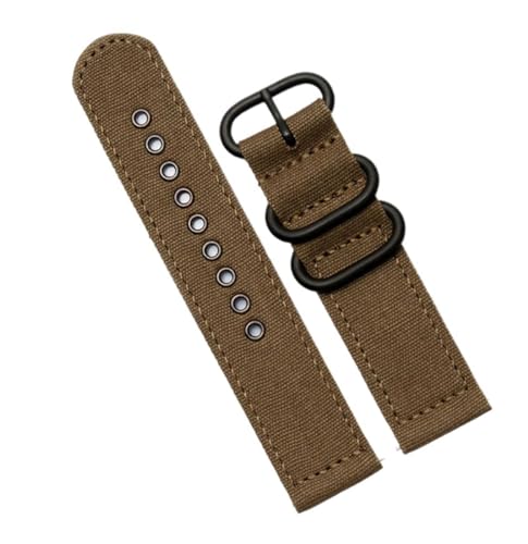 SpaRcz Armband aus Nylon-Canvas mit Schnellverschluss, vierfarbiges Armband für Herren, 20-22mm, Farbe 1, 22mm von SpaRcz