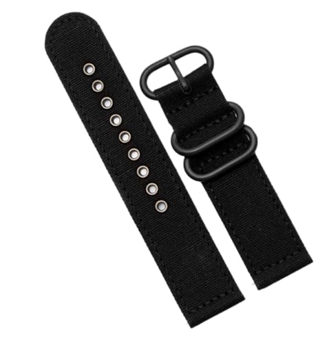 SpaRcz Armband aus Nylon-Canvas mit Schnellverschluss, vierfarbiges Armband für Herren, 20-22mm, Farbe 3, 22mm von SpaRcz