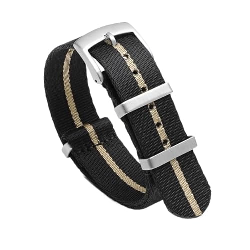 SpaRcz Uhrenarmband Nylon Military Canvas Strap Mann Sport Gürtel Stoff Armband 20-22mm, Farbe 2, 20mm von SpaRcz