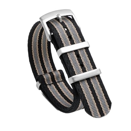 SpaRcz Uhrenarmband Nylon Military Canvas Strap Mann Sport Gürtel Stoff Armband 20-22mm, Farbe 4, 20mm von SpaRcz