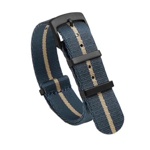 SpaRcz Uhrenarmband Nylon Military Canvas Strap Mann Sport Gürtel Stoff Armband 20-22mm, Farbe 7, 20mm von SpaRcz