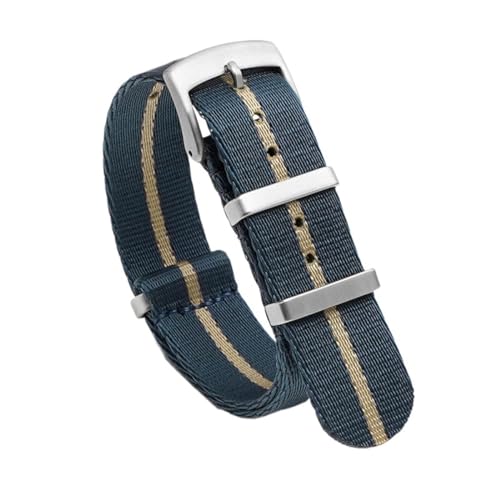 SpaRcz Uhrenarmband Nylon Military Canvas Strap Mann Sport Gürtel Stoff Armband 20-22mm, Farbe 8, 22mm von SpaRcz