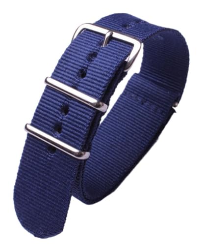 SpaRcz Uhrenarmband Nylon-Uhrenarmbänder Edelstahlschnalle für Herren- und Damenersatz 18-24mm, Farbe 20, 18mm von SpaRcz