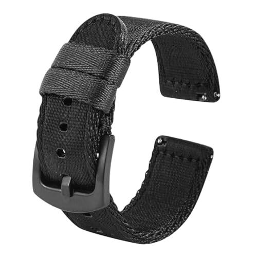 SpaRcz Uhrenarmband Nylon Uhrenarmband Herren Sport Ersatzband Armband 20-22mm, Farbe 2, 22mm von SpaRcz