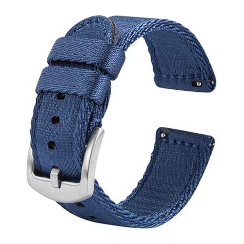 SpaRcz Uhrenarmband Nylon Uhrenarmband Herren Sport Ersatzband Armband 20-22mm, Farbe 5, 22mm von SpaRcz