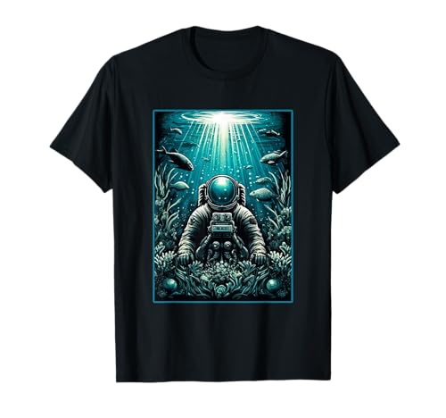 Space Astronaut Shirt Scuba Diver Deep Sea Diver Kinder Herren T-Shirt von Space Astronaut Shirt & Deep Sea Diver Gifts