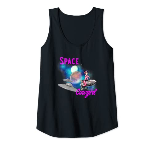 Damen Space Cowgirl Outfit Aliens Retro 70er Jahre Kostüm für Damen Top Tank Top Damen Space Cowgirl Outfit Aliens Retro 70er Jahre Kostüm für Damen Top Tank Top von Space Cowgirl Outfits and Co