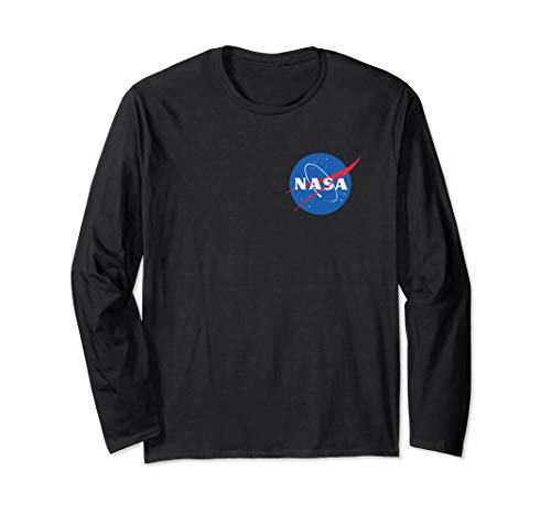 NASA Logo Space Raumfahrt Kinder Outfit Kinder und Teenager Langarmshirt von Space Geeks