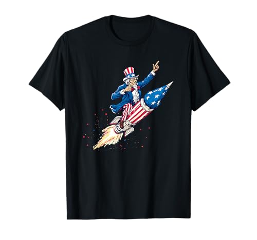 Schöne Weltraumrakete in US-Farben für Erwachsene und Kinder T-Shirt Schöne Weltraumrakete in US-Farben für Erwachsene und Kinder T-Shirt von Space Uncle Outfit