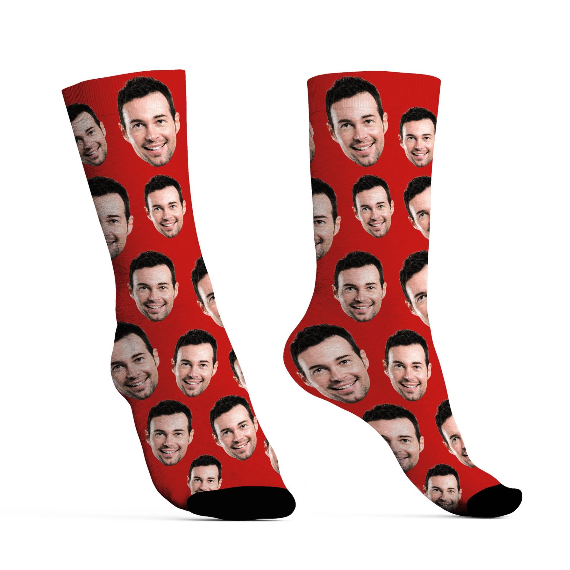 Personalisierte Gesichtssocken Mit Bild, Personalisierte Smiley-Foto-Socken, Lustige Socken Gesicht, Sockenknebel Geschenke Für Männer Frauen von SpaceEmbellishment
