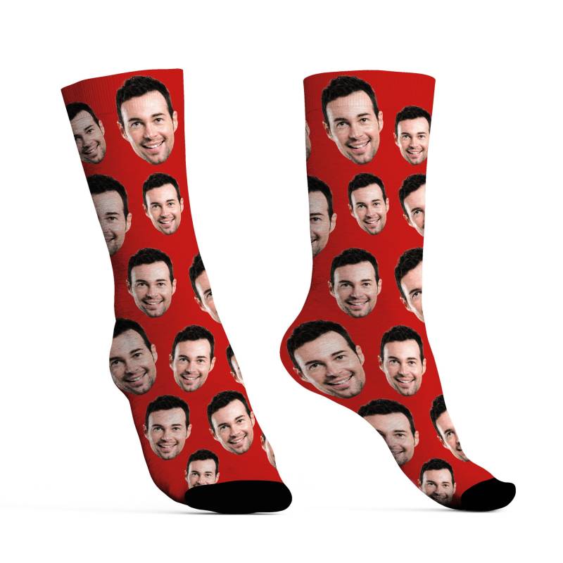 Personalisierte Gesichtssocken Mit Bild, Personalisierte Smiley-Foto-Socken, Lustige Socken Gesicht, Sockenknebel Geschenke Für Männer Frauen von SpaceEmbellishment