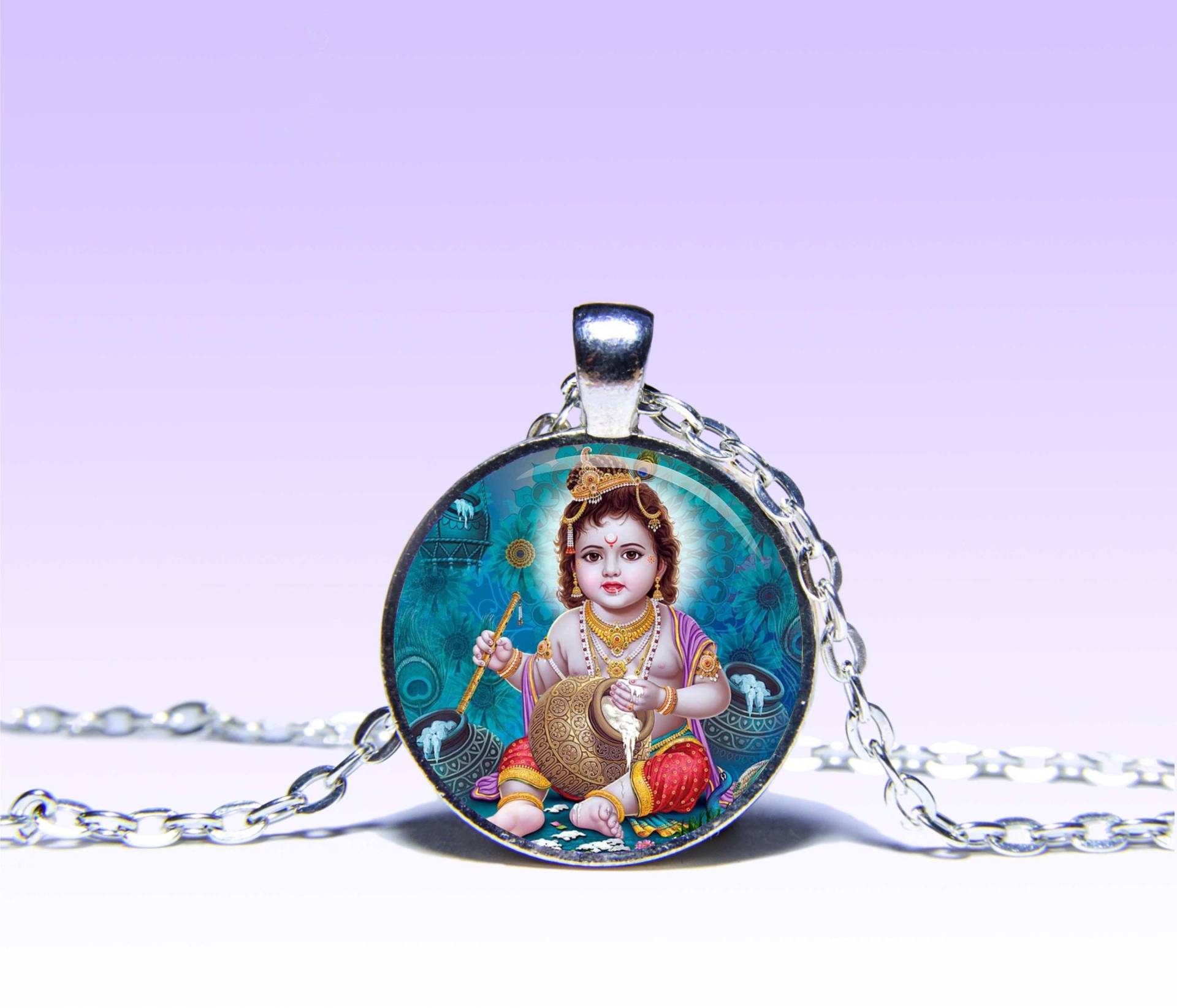 Krishna Amulett Gott Des Schutzes, Mitgefühls Und Der Liebe Krishna Amulett Gott Des Schutzes, Mitgefühls Und Der Liebe von SpacePendant