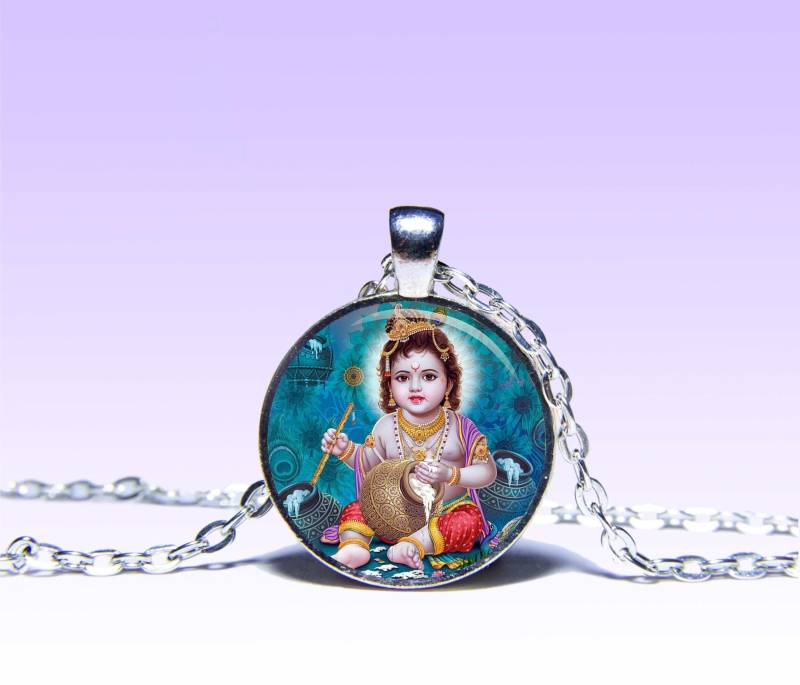 Krishna Amulett Gott Des Schutzes, Mitgefühls Und Der Liebe Krishna Amulett Gott Des Schutzes, Mitgefühls Und Der Liebe von SpacePendant